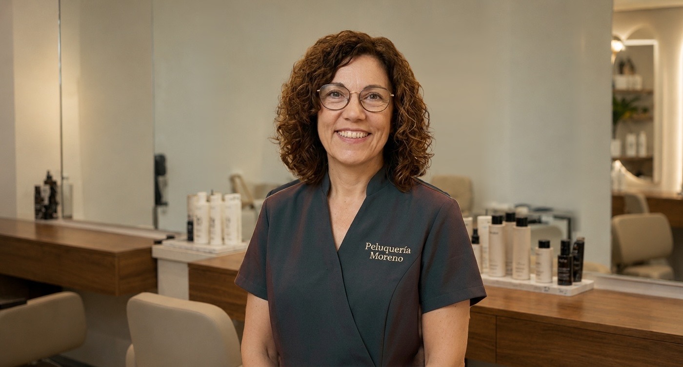Milagros, peluquera de Peluquería Moreno